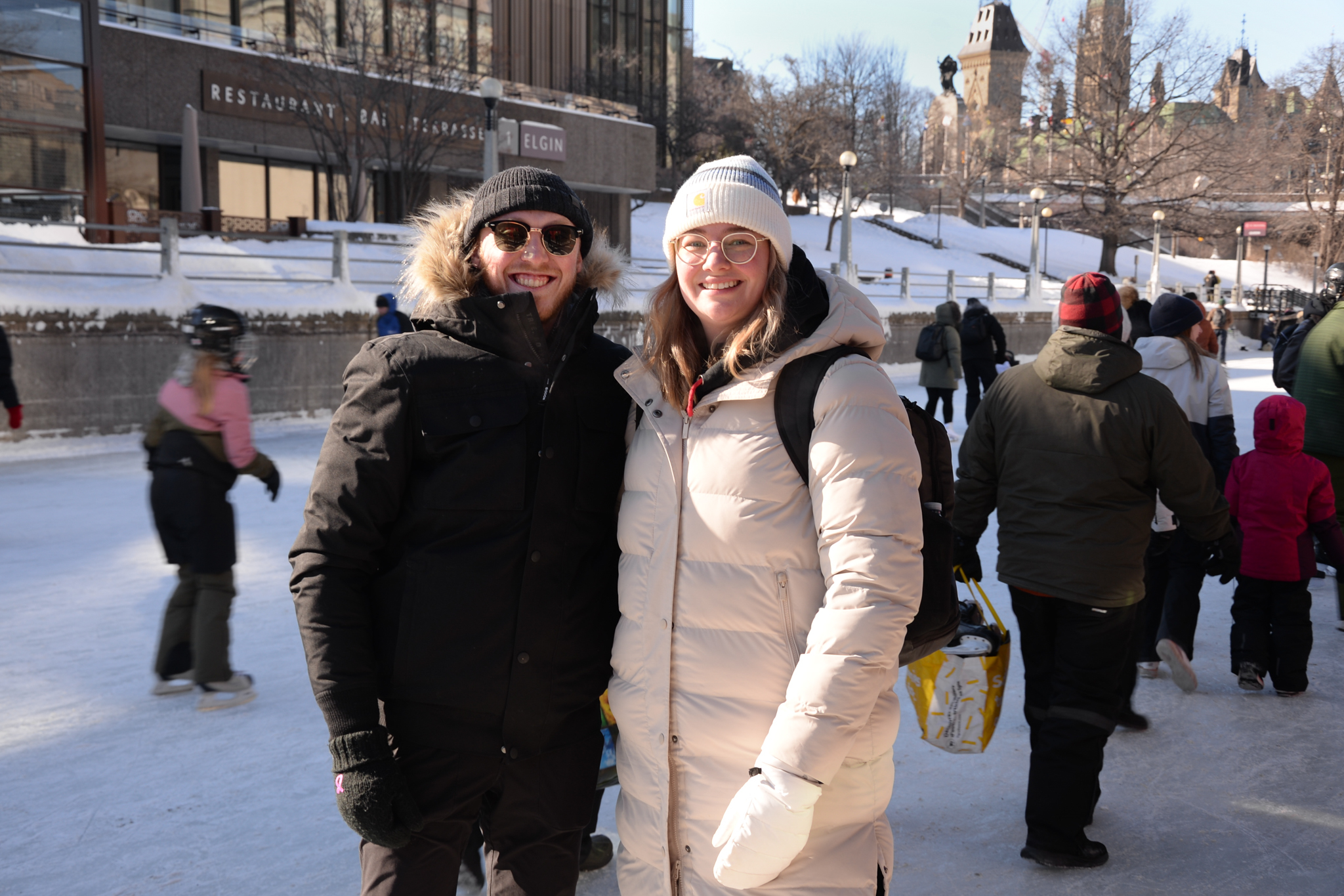 Striding through the city on Ottawa’s Rideau Canal